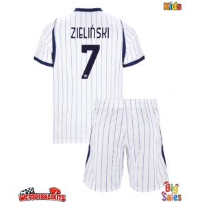 Inter Milan Piotr Zielinski #7 Replica Away Stadium Kit for Kids 2026-27 Short Sleeve (+ pants)